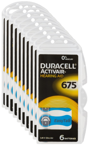 Hörgerätebatterien Duracell 675