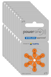 Hörgerätebatterien Power One P13