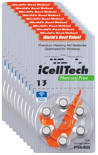 Piles auditives iCellTech P13